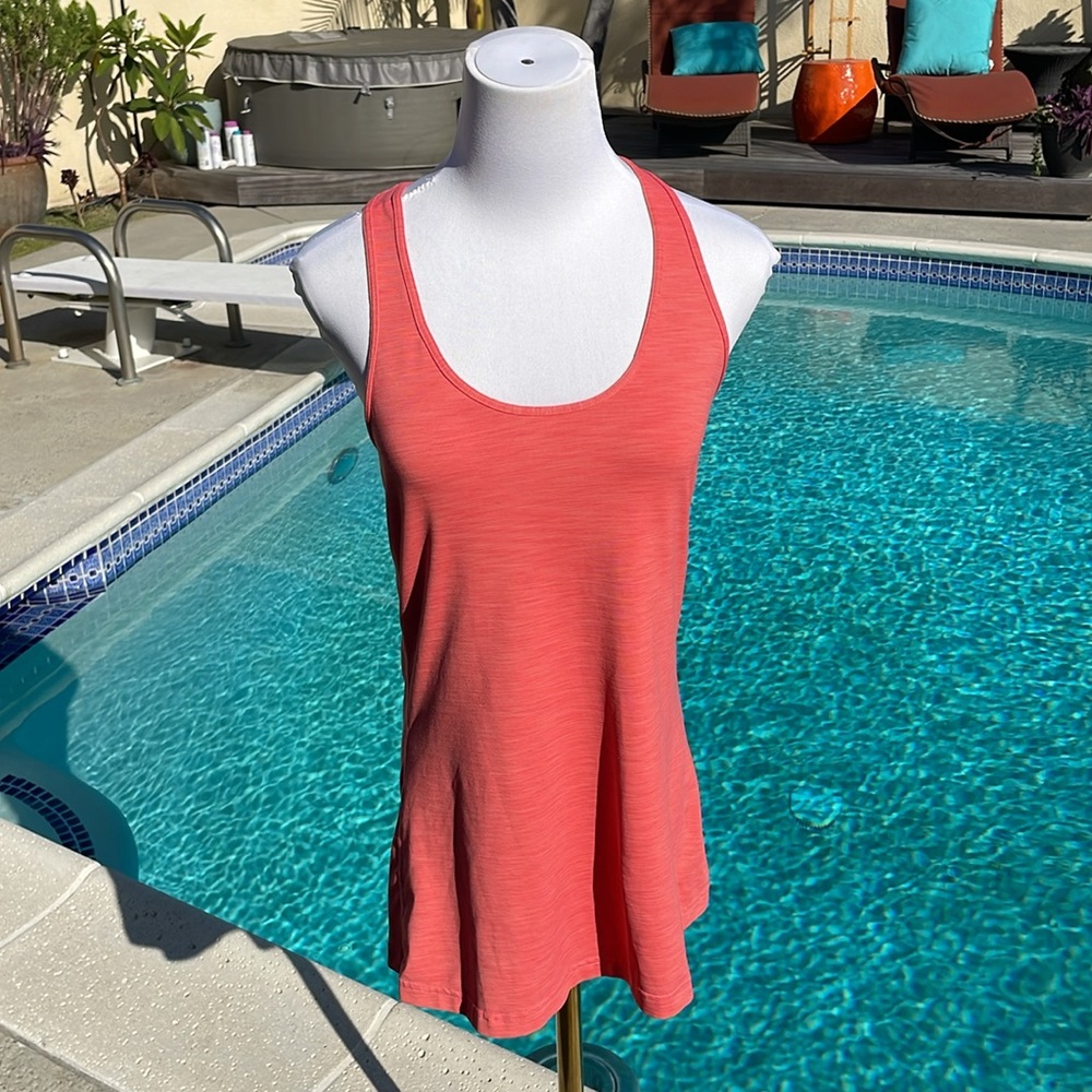 Oversized Orange Athletic tank top | Size M